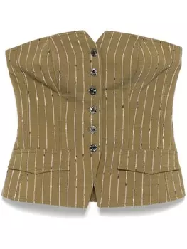 Ulla Johnson топ Noemie, зеленый