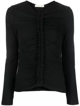 Ulla Johnson топ со сборками, черный