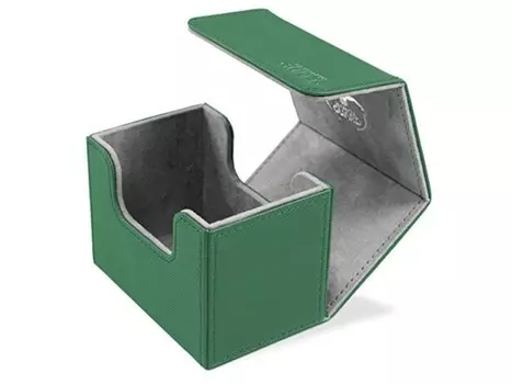 Ultimate Guard UGD010747 Sidewinder 80+ XenoSkin Deck Box, зеленый, стандартный размер