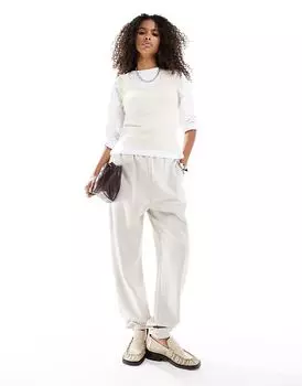 Ultimate Jogger из овсянки цвета мергеля ASOS DESIGN