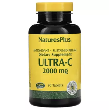 Ultra-C, 2000 мг, 90 таблеток, NaturesPlus