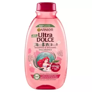 Ultra Dolce Детский шампунь с вишней и миндалем 300 мл, Garnier