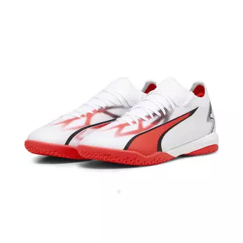 ULTRA MATCH IT Футбольные бутсы мужские PUMA Белый Черный Огненная Орхидея Красный