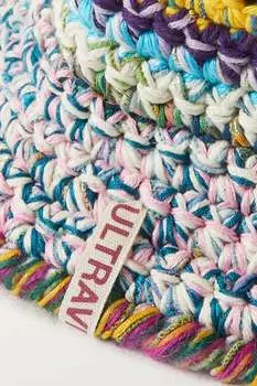 ULTRAVIOLHAT + Панама-ведро NET SUSTAIN из органического хлопка и смеси рафии, желтый