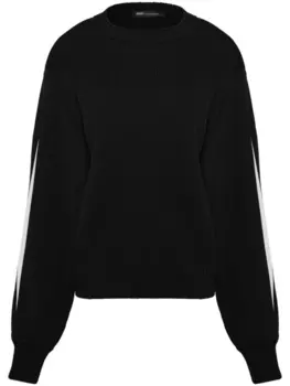 Uma | Raquel Davidowicz джемпер Nistatina с контрастной вставкой, черный