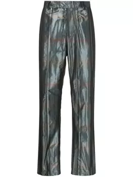 Uma | Raquel Davidowicz клетчатые брюки прямого кроя, зеленый