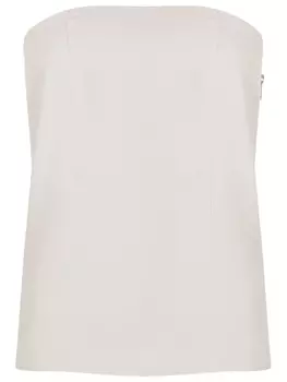 Uma | Raquel Davidowicz платье без бретелей с квадратным вырезом, нейтральный цвет