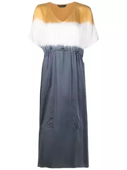 Uma | Raquel Davidowicz платье миди с принтом тай-дай, желтый