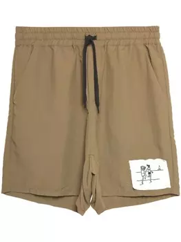 Uma | Raquel Davidowicz юваль Робичек шорты в стиле пэчворк, зеленый