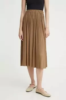 Ума юбка Samsoe Samsoe, коричневый