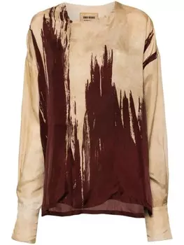 Uma Wang блузка Tobin, нейтральный цвет