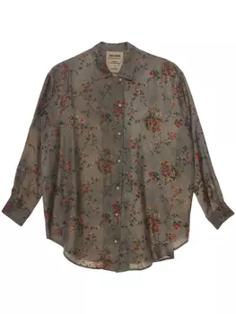 Uma Wang блузка Tyesma, серый