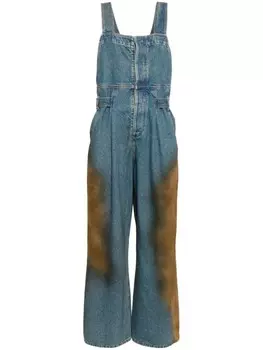 Uma Wang джинсовый комбинезон «Панда», синий