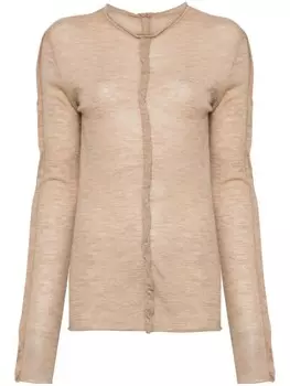 Uma Wang кашемировый кардиган, коричневый