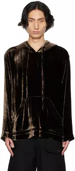 UMA WANG Коричневый худи Taveon