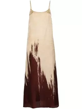 Uma Wang платье Anaya, нейтральный цвет