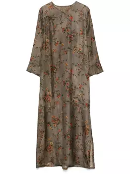 Uma Wang платье миди Agina, серый