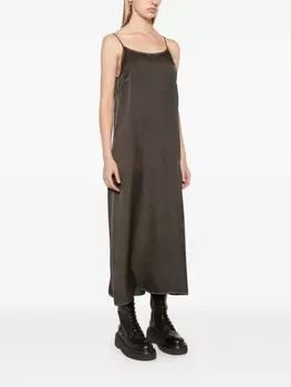 Uma Wang платье миди Anaya, коричневый