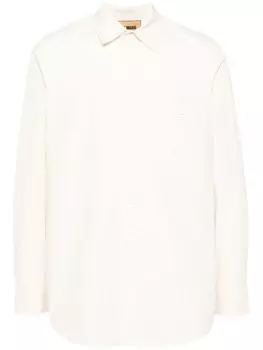 Uma Wang рубашка Tab, серый