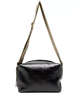 Uma Wang сумка через плечо с тисненым логотипом, черный