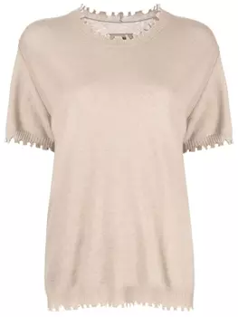 Uma Wang топ тонкой вязки, нейтральный цвет