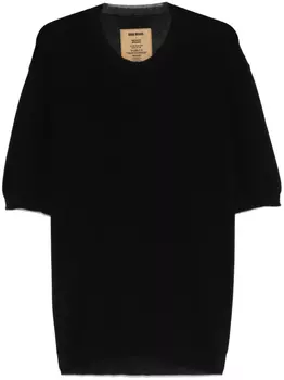 Uma Wang трикотажная футболка, черный