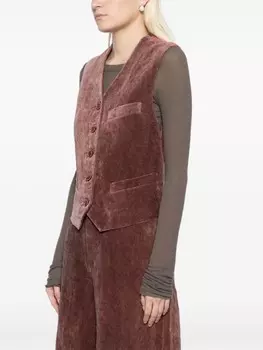 Uma Wang жилет Киппен, красный