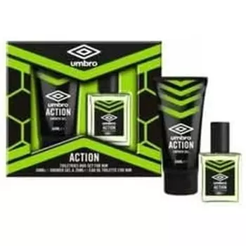 Umbro Action Подарочный набор из 2 предметов Action Гель для душа 60 мл и туалетная вода-спрей Action 20 мл 80 мл