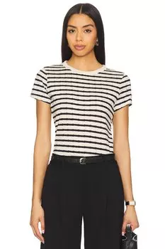 Уменьшенная футболка в винтажном стиле Laurence Nation Ltd, night sky stripe