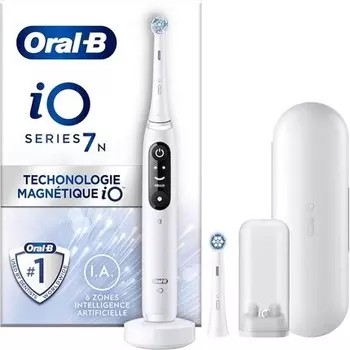 Умная электрическая зубная щетка Oral-B iO 7N Bluetooth, белая