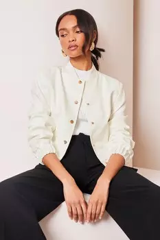 Умная куртка-бомбер Lipsy, бежевый