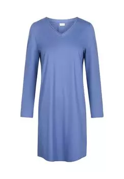 Умная повседневная ночная рубашка с V-образным вырезом для женщин ROSCH, деним