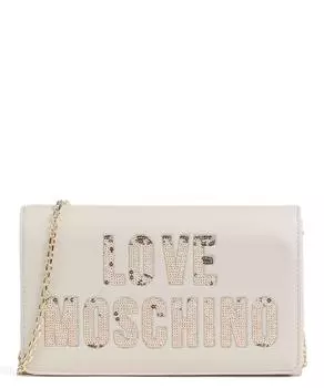 Умная повседневная сумка через плечо из искусственной кожи Love Moschino, бежевый