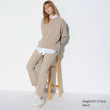 Умные брюки UNIQLO, бежевый