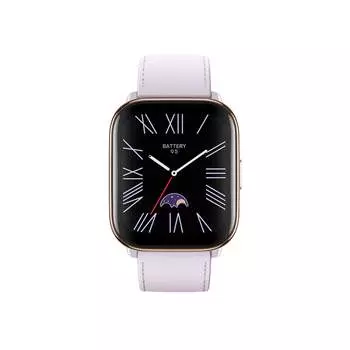 Умные часы Amazfit Active (CN), кожаный ремешок, лавандовый