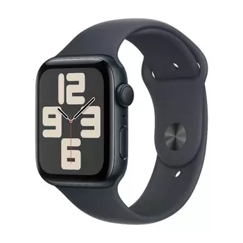 Умные часы Apple Watch SE 2024 (GPS), 44 мм, Midnight Aluminum Case/Midnight Sport Band - M/L