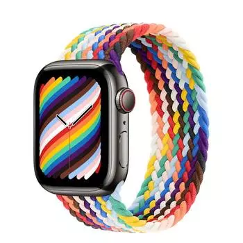 Умные часы Apple Watch Series 8 (GPS+ Cellular), 45 мм, Graphite/Pride Edition
