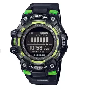 Умные часы CASIO G-Shock GBD-100SM-1JF, черный/зелёный