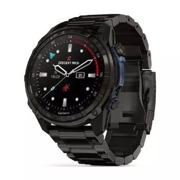 Умные часы Garmin Descent Mk3i, 1.4", Wi-Fi, титановый серый