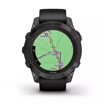 Умные часы Garmin Fenix 7 Pro Sapphire Solar Edition, 1.3", Wi-Fi, темно-серый