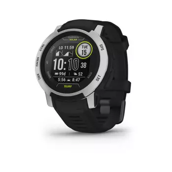 Умные часы Garmin Instinct 2 Solar Surf Edition, 0.9", Bluetooth, белый/черный