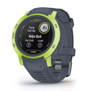 Умные часы Garmin Instinct 2 Surf Edition, 0.9", Bluetooth, лайм/синий