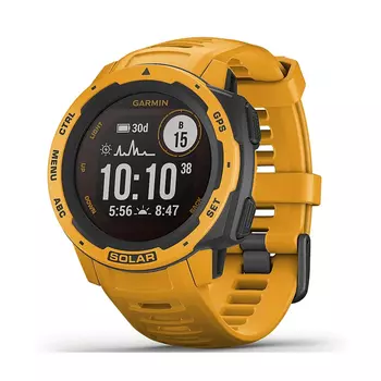 Умные часы Garmin Instinct Solar, 0.9", Bluetooth, желтый