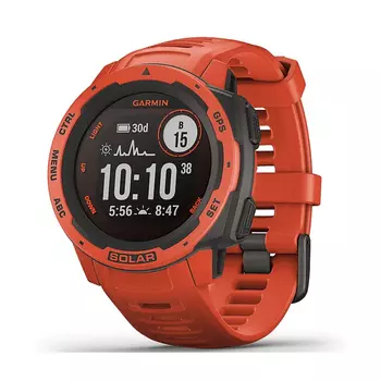 Умные часы Garmin Instinct Solar, 0.9", Bluetooth, оранжевый