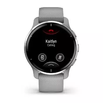 Умные часы Garmin VENU 2 Plus, серебристый/серый