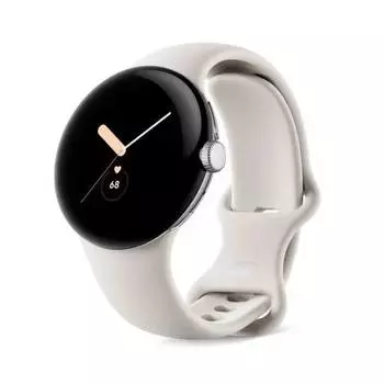 Умные часы Google Pixel Watch, (LTE+Wi-Fi), серебристый/белый (вскрыта упаковка)