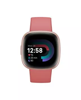 Умные часы Versa 4 Pink Sand Copper Rose, 39 мм Fitbit
