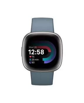 Умные часы Versa 4 Waterfall Blue Platinum, 39 мм Fitbit