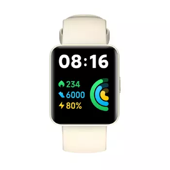 Умные часы Xiaomi Redmi Watch 2 Lite, (BHR5440GL), 1.55", Bluetooth, слоновая кость