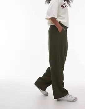 Умные джоггеры Topshop цвета хаки